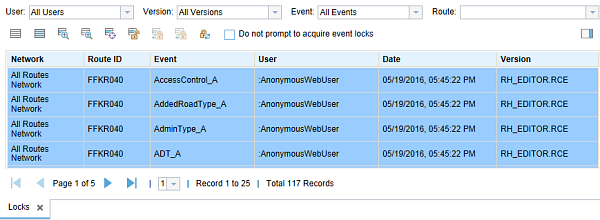 Locks table in Locks table in